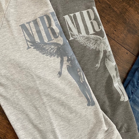 SOLD OUT Heather Gray Nirvana Utero Graphic Band Sweatshirt - Picture 3 of 3